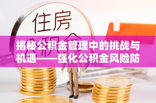 安居揭秘公积金管理中的挑战与机遇——强化公积金风险防控的多维策略