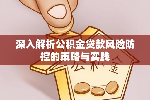 安居深入解析公积金贷款风险防控的策略与实践