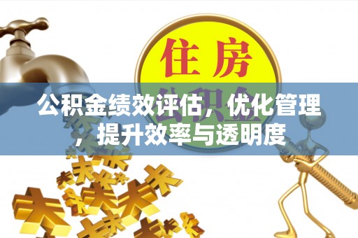 安居公积金绩效评估，优化管理，提升效率与透明度