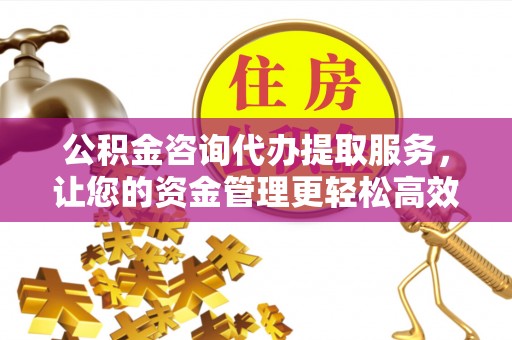 安居公积金咨询代办提取服务，让您的资金管理更轻松高效