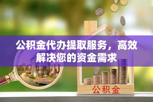 安居公积金代办提取服务，高效解决您的资金需求