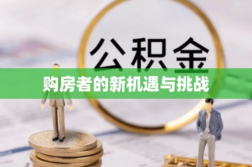 安居购房者的新机遇与挑战