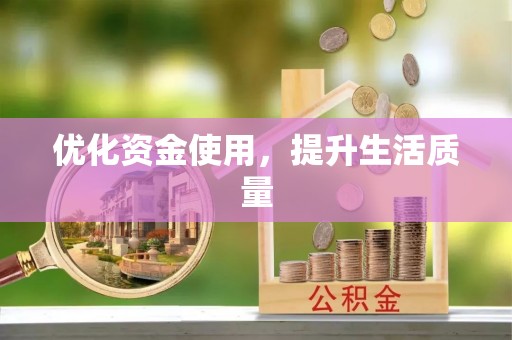 安居优化资金使用，提升生活质量