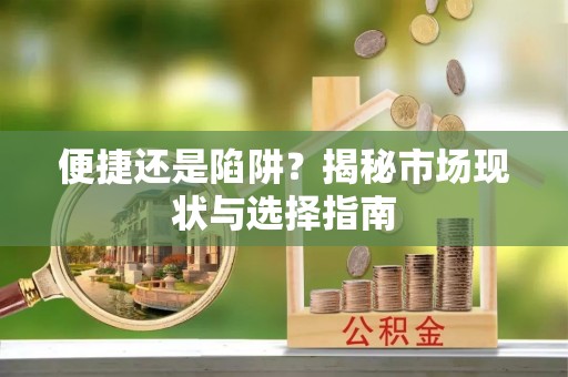 安居便捷还是陷阱？揭秘市场现状与选择指南