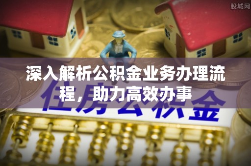 安居深入解析公积金业务办理流程，助力高效办事
