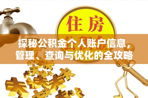安居探秘公积金个人账户信息，管理、查询与优化的全攻略