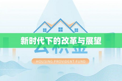 安居新时代下的改革与展望